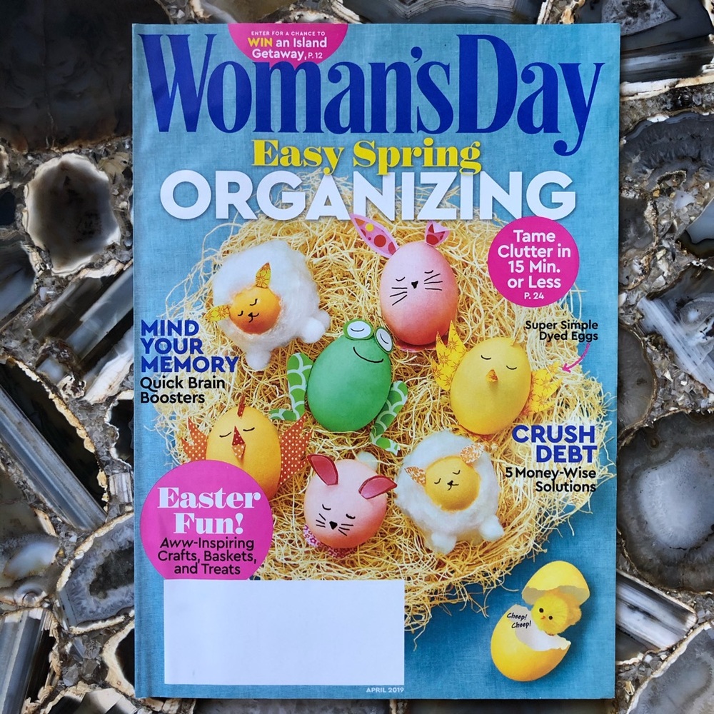 4️⃣/$12 April 2019 Woman’s Day Magazine